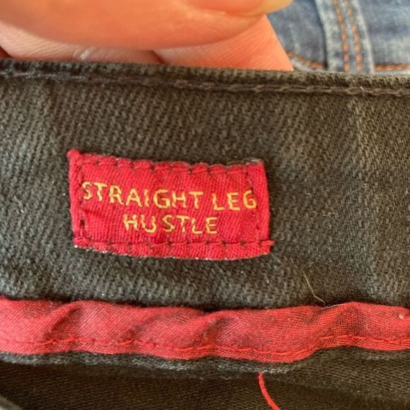 Sassoon Vintage Straight Leg Hustle Studio 54 black designer jeans mint cond. - Picture 7 of 10